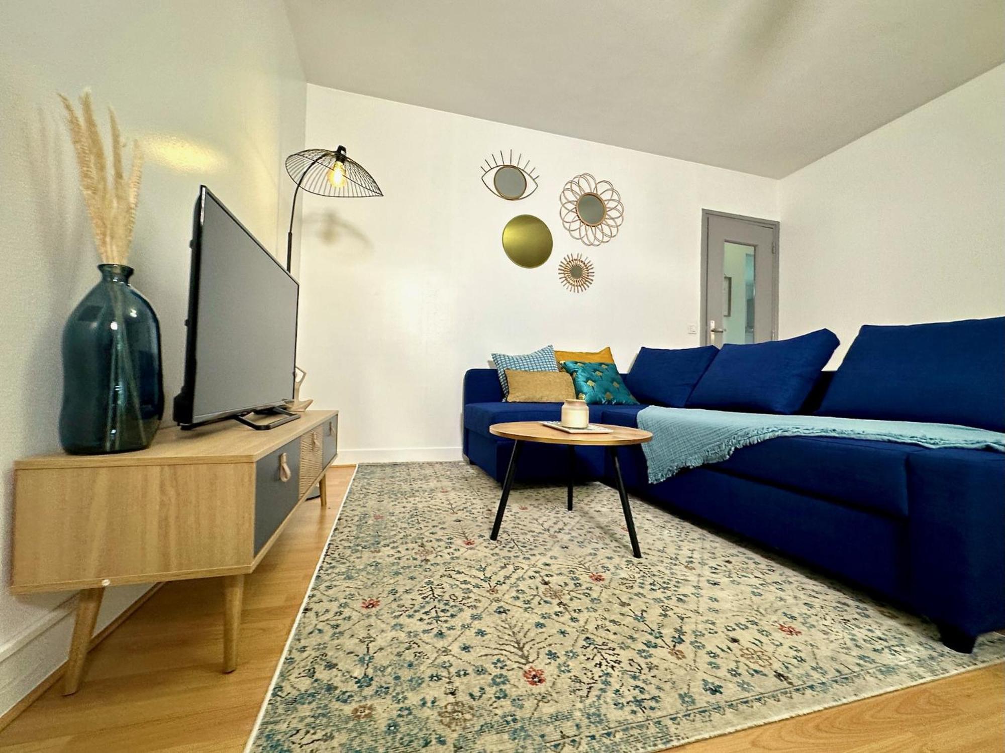 Appartement Le Bleu Soleil - A 2 Min Du Metro - 7 Min De Paris à Maisons-Alfort Extérieur photo