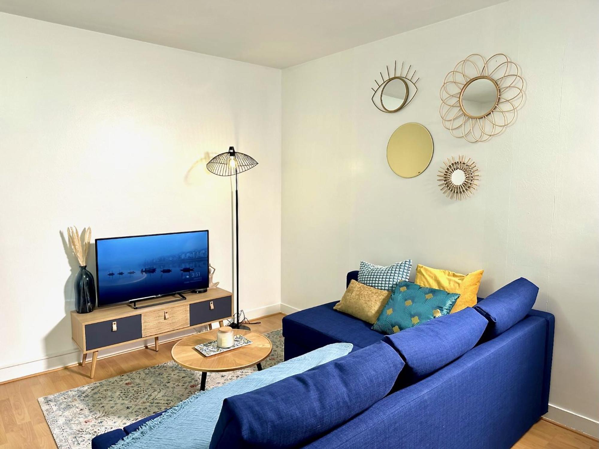 Appartement Le Bleu Soleil - A 2 Min Du Metro - 7 Min De Paris à Maisons-Alfort Extérieur photo